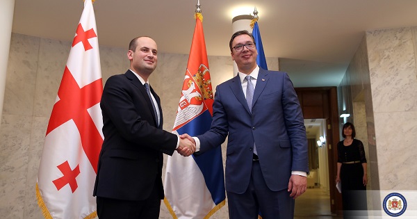 მიხეილ ჯანელიძე სერბეთის პრეზიდენტს შეხვდა