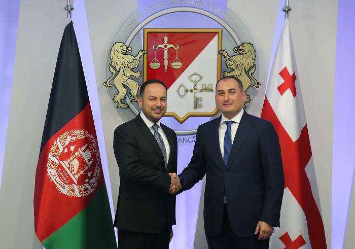  დიმიტრი ქუმსიშვილი ავღანეთის ფინანსთა მინისტრს ხვდება