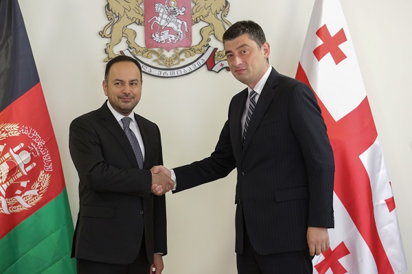 გიორგი გახარია ავღანეთის ისლამური რესპუბლიკის ფინანსთა მინისტრს შეხვდა