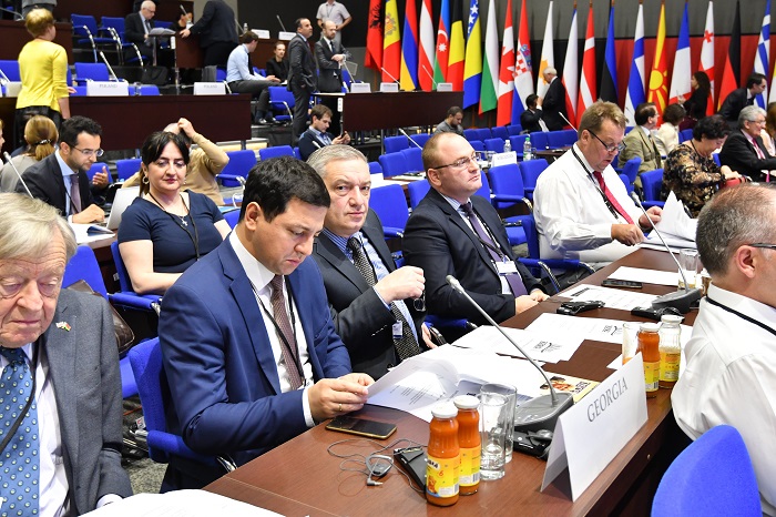მინსკში ეუთოს საპარლამენტო ასამბლეის ყოველწლიური სესია გრძელდება
