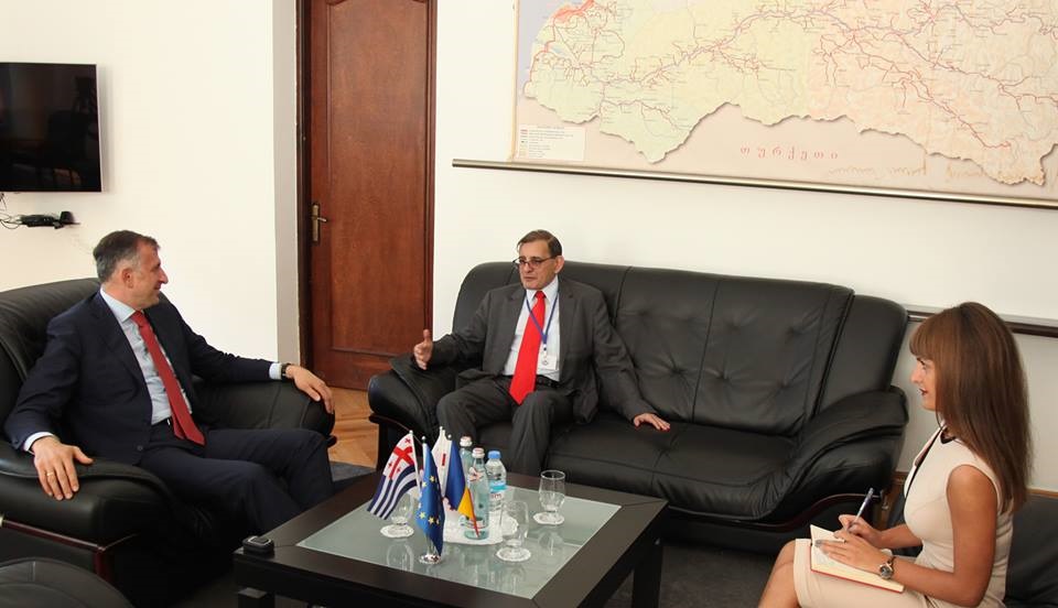 ზურაბ პატარაძე რუმინეთის საგანგო და სრულუფლებიან ელჩთან საქართველოში რადუ ლივიუ ჰორუმბას შეხვდა