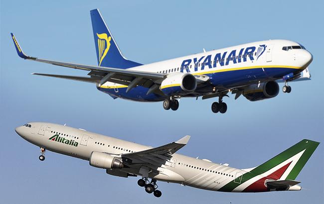 Ryanair-ი Alitalia-ს შეძენას ცდილობს