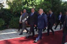 გიორგი კვირიკაშვილი ისრაელის პრეზიდენტს რუვენ რივლინს შეხვდა