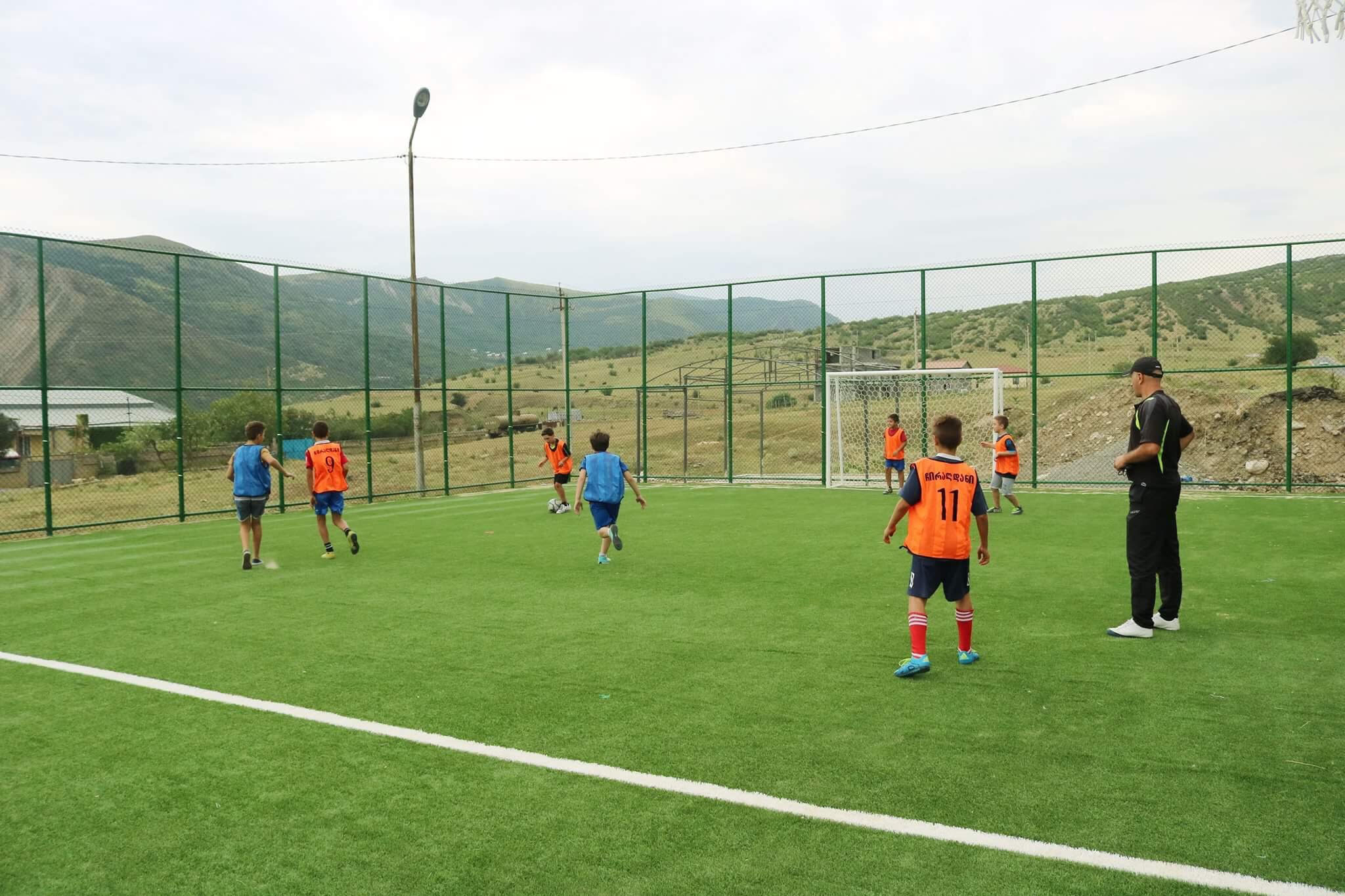 სოფელ დიღომში  სპორტული მოედნის რეაბილიტაცია დასრულდა