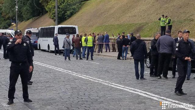 კიევში,  აფეთქების შედეგად 2 ადამიანი დაშავდა