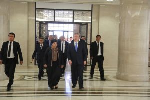 გიორგი კვირიკაშვილი თურქმენეთის მეჯლისის თავმჯდომარეს აკჯა ნურბერდიევას შეხვდა