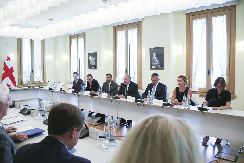 გიორგი მარგველაშვილმა ამერიკელ კონგრესმენთა დელეგაცია მიიღო