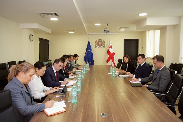 გიორგი გახარია საერთაშორისო სავალუტო ფონდის მისიას შეხვდა