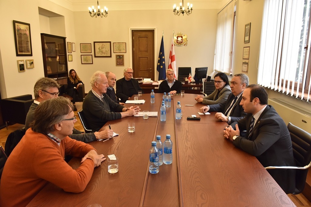 ზვიად კვაჭანტირაძე, სოფო კილაძე და ანრი ოხანაშვილი Ost trifft West - West trifft Ost e.V.-ის წარმომადგენლებს შეხვდნენ