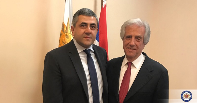 ზურაბ პოლოლიკაშვილი ურუგვაის პრეზიდენტს შეხვდა