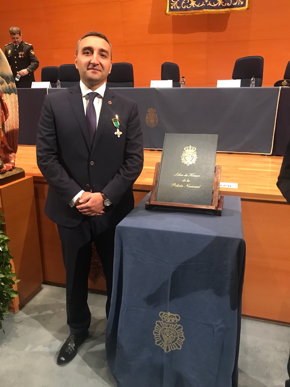 საქართველოს პოლიციის ატაშე ესპანეთის სამეფოს თეთრი ჯვრით დაჯილდოვდა