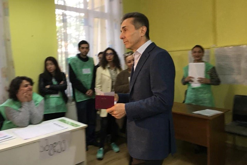 ბიძინა ივანიშვილმა ხმა მთაწმინდის მე-4 უბანზე მისცა