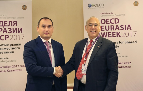 დიმიტრი ქუმსიშვილი OECD-ის გენერალურ მდივანს ანხელ გურიას შეხვდა
