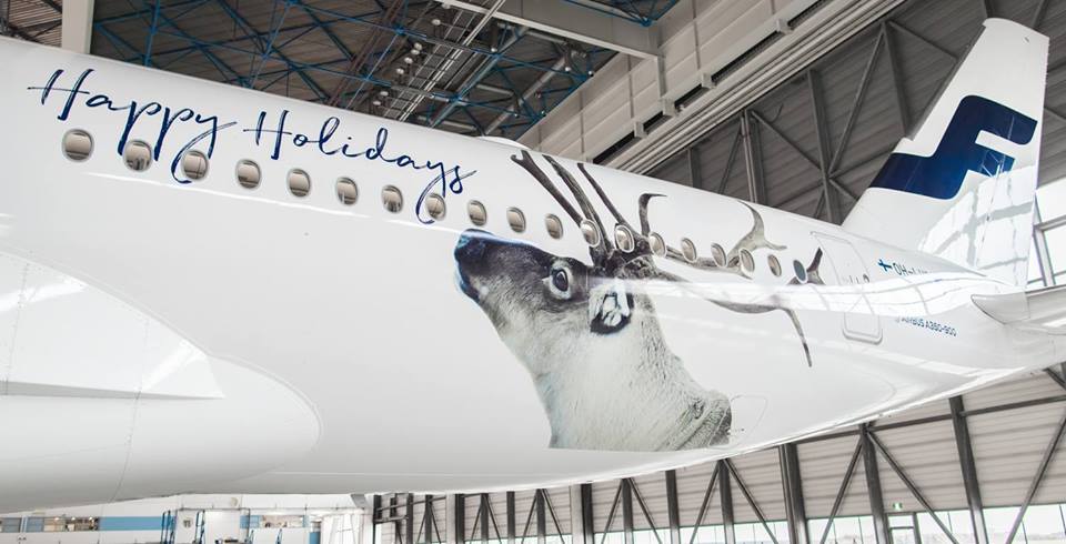  Finnair-ი მგზავრებს საახალწლოდ მორთული თვითმფრინავით მოემსახურება