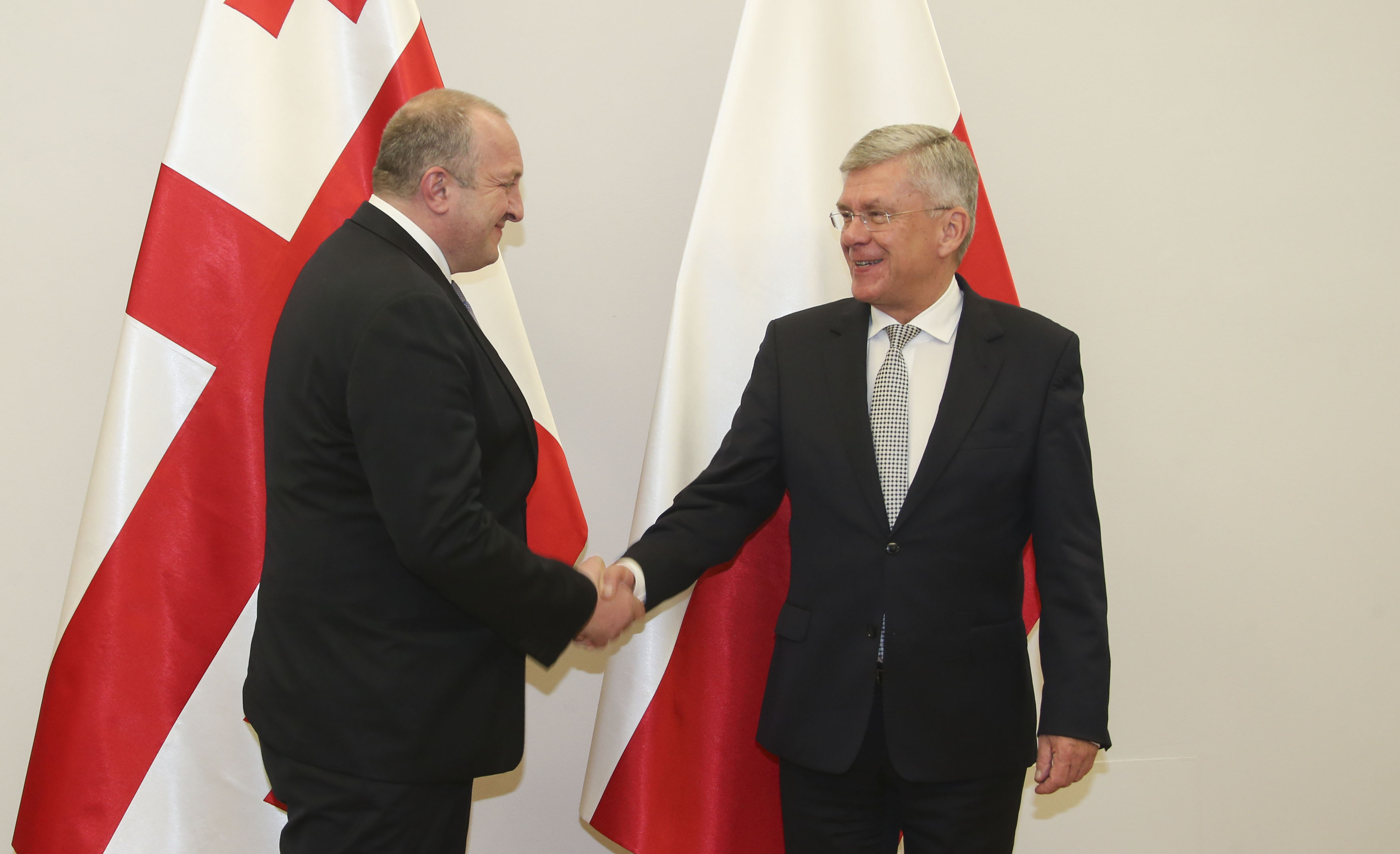 საქართველოს პრეზიდენტი პოლონეთის სენატის მარშალს შეხვდა