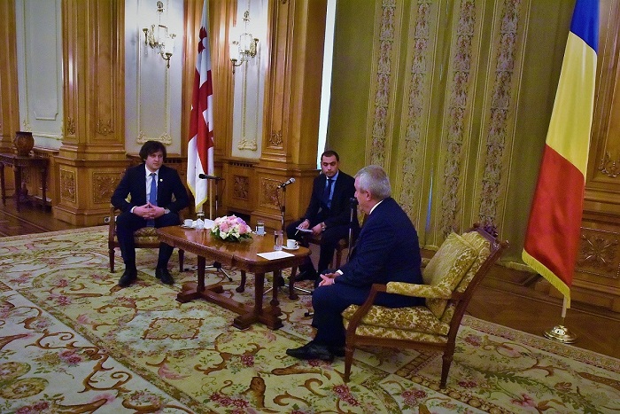 ირაკლი კობახიძე რუმინეთის სენატის პრეზიდენტს შეხვდა