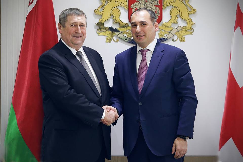 დიმიტრი ქუმსიშვილი ბელარუსის პრემიერ-მინისტრის მოადგილეს შეხვდა