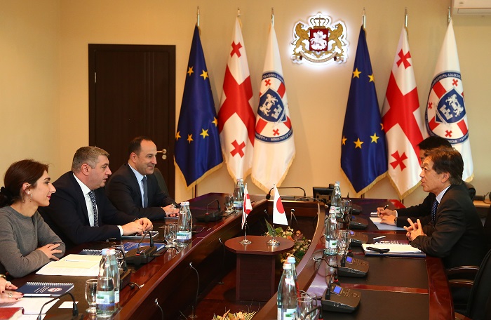 კახა კახიშვილი იაპონიის ელჩს შეხვდა