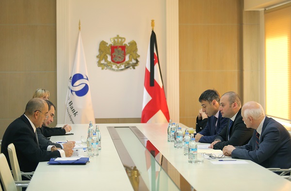 ფინანსთა მინისტრი  EBRD-ის ვიცე-პრეზიდენტს, ალენ პიუს შეხვდა