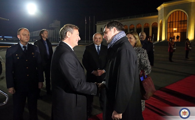 საქართველოს სლოვენიის ვიცე-პრემიერი, საგარეო საქმეთა მინისტრი კარლ ერიავეცი ეწვია