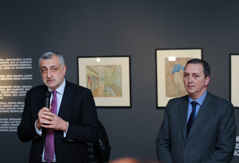 თიბისი გალერეაში პეტრე ოცხელის ნამუშევრების გამოფენა გაიხსნა