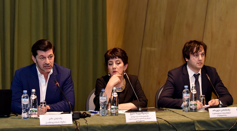 თბილისის მერი ადგილობრივი თვითმმართველობის ინდექსის პირველი ანგარიშის პრეზენტაციას დაესწრო