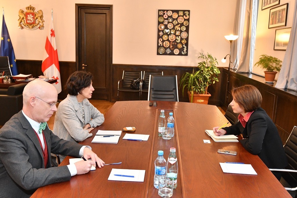 თამარ ჩუგოშვილი ნატოს სამეკავშირეო ოფისის ხელმძღვანელის მოადგილეს შეხვდა