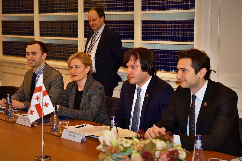 ირაკლი კობახიძე შვედეთის პარლამენტის თავმჯდომარის მოადგილეს შეხვდა