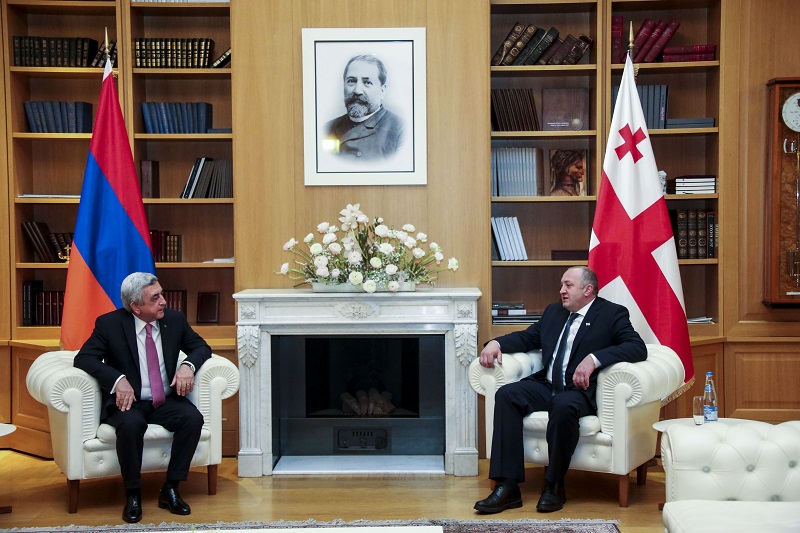 გიორგი მარგველაშვილმა სომხეთის პრეზიდენტი 26 მაისს საქართველოს დამოუკიდებლობის 100 წლისთავის აღსანიშნავად მოიწვია