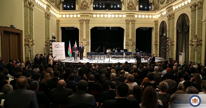 საქართველოსა და აზერბაიჯანს შორის დიპლომატიური ურთიერთობების დამყარების 25 წელი საზეიმოდ აღინიშნა