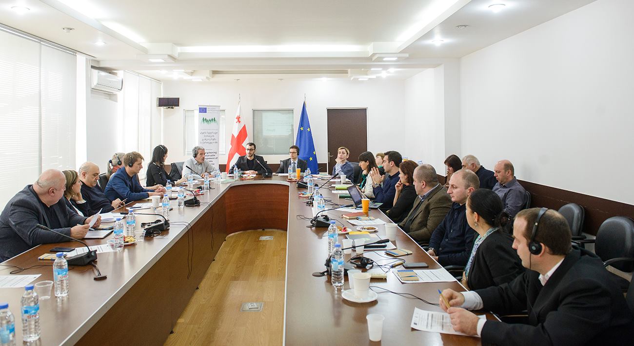 სატყეო სექტორის რეფორმის დოკუმენტის განხილვა