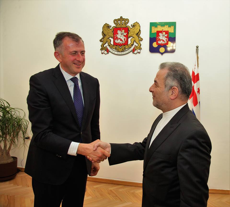 ზურაბ პატარაძემ ირანის  ელჩთან გაცნობითი ხასიათის შეხვედრა გამართა