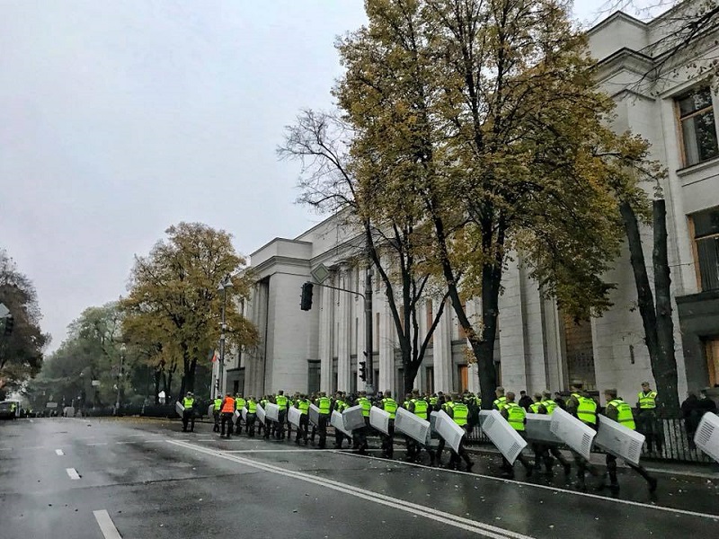 კიევის ცენტრში ორი ათასამდე სამართალდამცველია მობილიზებული
