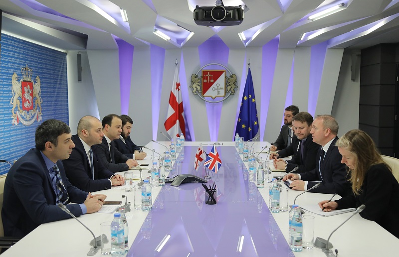 მამუკა ბახტაძე ვაჭრობისა და ინვესტიციების საკითხებში დიდი ბრიტანეთის პრემიერ-მინისტრის სპეციალურ წარმომადგენელს შეხვდა 