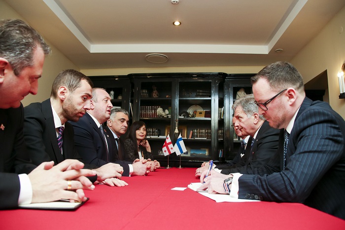 გიორგი მარგველაშვილი ფინეთის პრეზიდენტი საული ნიინისტო 26 მაისს საქართველოში მოიწვია