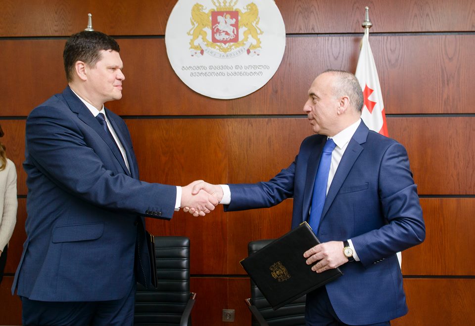 სოლომონ პავლიაშვილი  ლატვიის გარემოს დაცვისა და რეგიონული განვითარების მინისტრს შეხვდა