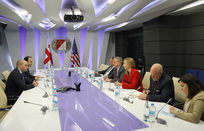 მამუკა ბახტაძე ამერიკის შეერთებული შტატების ელჩს შეხვდა