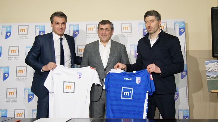 „m2 უძრავი ქონება“ საფეხბურთო კლუბ „თელავის“ გენერალური სპონსორი გახდა