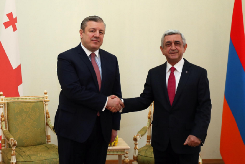 გიორგი კვირიკაშვილი სერჟ სარგსიანს პირისპირ შეხვდა