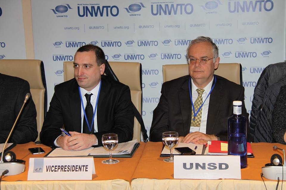 გიორგი ბრეგაძე UNWTO-ს სტატისტიკის და სატელიტური ანგარიშების კომიტეტის სხდომას კომიტეტის ვიცე-პრეზიდენტის რანგში დაესწრო