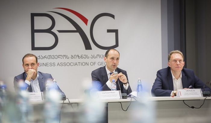 ლევან დავითაშვილი „საქართველოს ბიზნესასოციაციის“ წევრებს შეხვდა