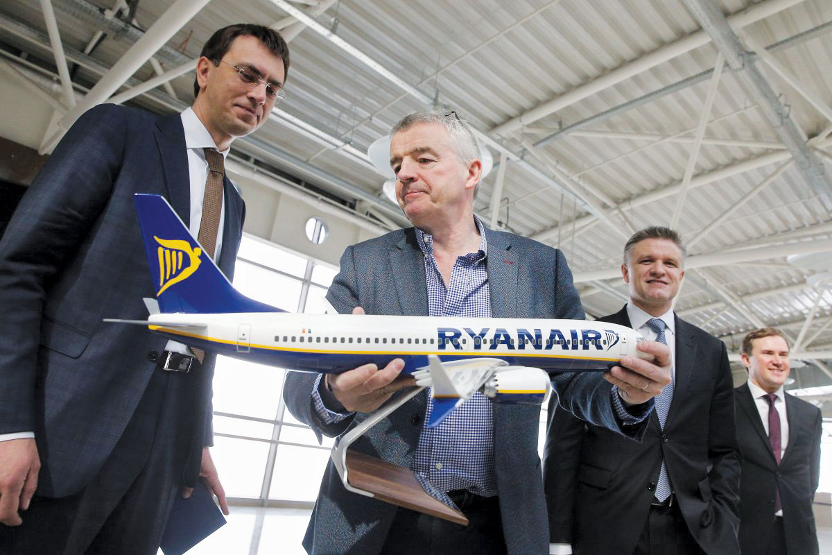 ვოლოდიმირ ომელიანი Ryanair-ის მიერ ბორისპოლის აეროპორტში ოპერირების დაწყებაზე რისკებს ვერ ხედავს