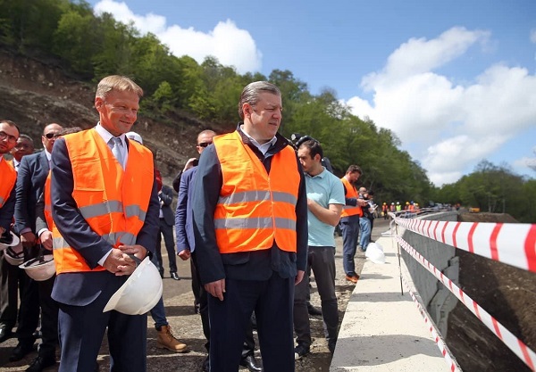 13 ივნისის სტიქიის შედეგად დაზიანებული გზის მშენებლობა მიმდინარე წლის ივნისში დასრულდება