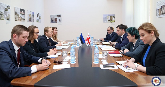 საქართველოსა და ესტონეთის საგარეო საქმეთა სამინისტროებს შორის ორმხრივი პოლიტიკური კონსულტაციები გაიმართა