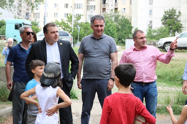 ვარკეთილში ინფრასტრუქტურული სამუშაოები მიმდინარეობს