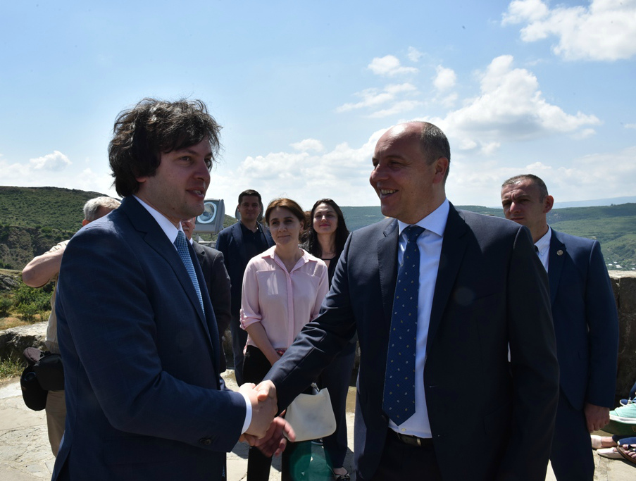 ირაკლი კობახიძემ უკრაინის ვერხოვნა რადას თავმჯდომარეს უმასპინძლა