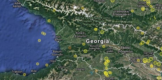 საქართველოში ძლიერი მიწისძვრა მოხდა 