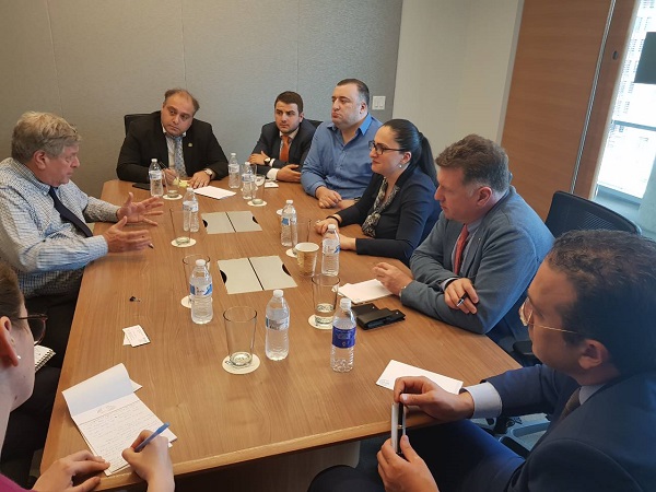 საქართველოს საპარლამენტო დელეგაცია ვაშინგტონში NDI-ს პრეზიდენტს შეხვდა