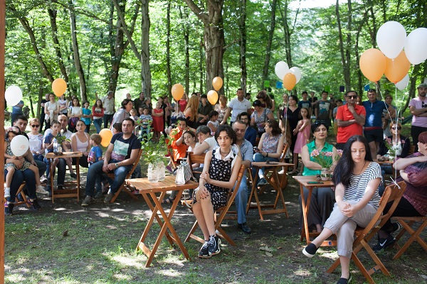საქართველოს ბანკის ფინანსური მხარდაჭერით ლაგოდეხში ეკო ბანაკი გაიხსნა