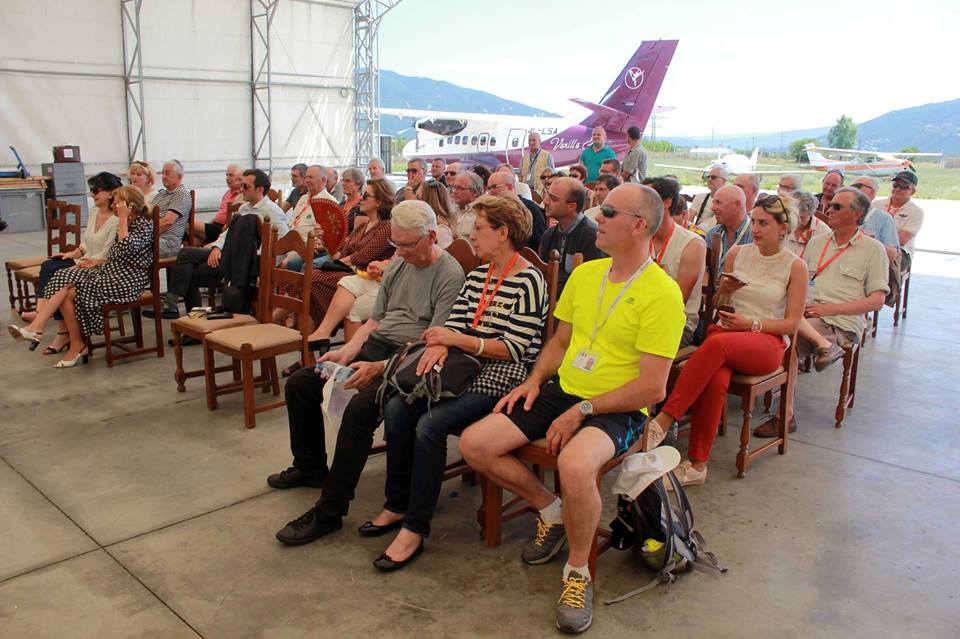 Rallye Aéro Franc-ის საავიაციო ტურისტული რალის მონაწილეებისათვის ნატახტარის აეროდრომზე მიღება გაიმართა 